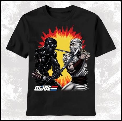  Samurai Joes G.I. Joe Snake Eye Storm Shadow T-shirt