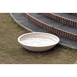 水鉢 信楽焼大型水鉢ナチュラルマット釉 LLサイズ