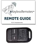 1998-2000 Subaru Forester Keyless Entry Remote Fob Clicker With Free Do-It-Yourself Programming+ Free eKeylessRemotes Guide