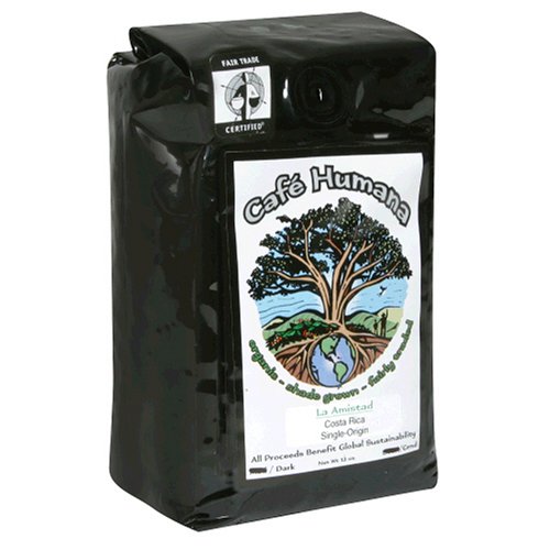 Cafe Humana La Amistad Dark Roast, Drip Grind, 12-Ounce (Pack of 2) by Cafe Humana
