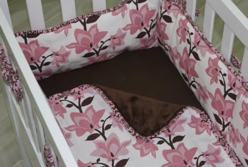 Green Frog Art 3 Piece Cradle Bedding Set, Chloe