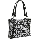 Kailo Chic Women's Pleated Laptop Tote (Mod Circles)