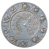 Verdigris Rose Thermometer