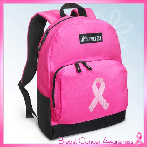 Pink Ribbon Pink Backpack Breast Cancer Support 