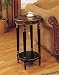 Masterpiece Round Antique Black Accent Table By Powell Furniture