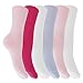 Ladies/Womens Bamboo Super Soft Work/Casual Non Elastic Top Socks (Pack Of 6)