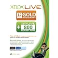 Xbox 360 - Live Gold 12 Monate + 800 Punkte