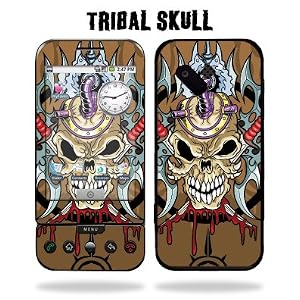 HTC G1 Google Phone Protective Vinyl Skin T-Mobile - Tribal Skull