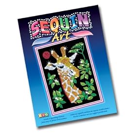 Sequin Art Giraffe