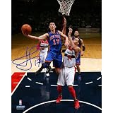 Steiner Sports NBA New York Knicks Jeremy Lin Autographed Drive vs. Wizards 16x20 Photograph