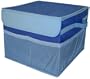 Kangaroom CTC01096BLKRMD Small Collapsible Toy Chest, Blue
