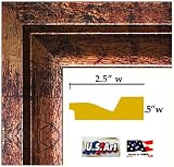 12x17 Custom made BRONZE PICTURE POSTER FRAME MDF 2.5 inch wide MOULDING