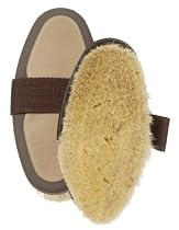 Centaur Large Body-Goat Hair Brush - Dark Brown/tan
