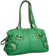 B. MAKOWSKY St Tropez Perforated Satchel B. MAKOWSKY St Tropez Perforated Satchel