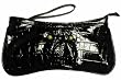 Shiraleah Irma Clutch Croc Wristlet Black