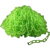 プラスチックチェーン #8 蛍光黄色 50m