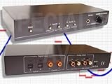 TC-7510 Digital Optical Toslink Coax to Analog Stereo RCA Audio Converter, 4 digital inputs to 2 analog outputs, Headphone Amplifier