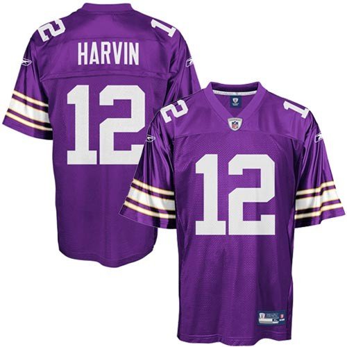 Reebok Percy Harvin Minnesota Vikings Alternate Replica Jersey - Purple (Small)