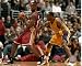 Lebron James vs. Kobe Bryant 8x10 Photo