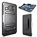Galaxy S6 Edge Case, CellBee [Rigid Armor] Galaxy S6 Edge Dual Layer Heavy Duty Holster (Built-in Credit Card Slot Clip) Case with Kickstand and Locking Belt Swivel Clip - Retail Packaging Warranty Applied