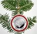San Diego Padres Silver Coin Ornament