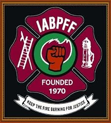 Black Professional Firefighter 100% Cotton Afghan