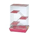 White/cranberry Ferret Cage - Large