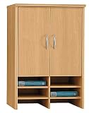 Bush Furniture Series C: Light Oak 29.5''W Hutch with 2 Doors