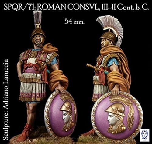 Alexandros Models 54mm Roman Consul III-II c BC White Metal Kit #SPQR/71
