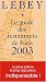 Book Le Guide Lebey 2003 des des restaurants de Paris