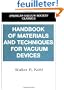 Handbook of Materials and Techniques for Vacuum Devices