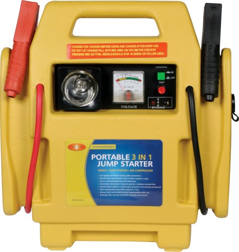Childrens Toyshop  Electronics : Nikkai 17Ah Portable Jump Starter and Air Compressor, 3 in 1 Jump Starter, Engine Start