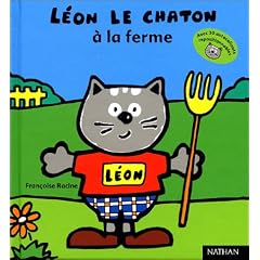 L�on le chaton � la ferme