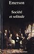 Soci�t� et solitude