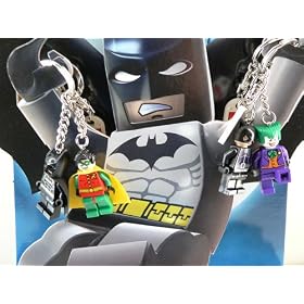 LEGO Batman Promotion Counter Display with set of 4 : Batman, Robin, Catwoman and Joker Keychain