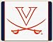 image and picture of Small Cutting Board ~ University of Virginia Cavaliers ~ 8x10 ~ made of tempered glass ~ code 924
