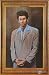 Kramer Portrait Seinfeld Cosmo Funny New Art Black Wood-Mounted Poster Print (Unframed and Framed also available) - 24" X 36"
