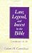 Book Law, Legend, and Incest in the Bible: Leviticus 18-20