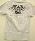 Tribal Eagle Motor Skull Design Grey T Shirt by Walla Balla $10.00 Shirt