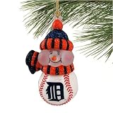 Detroit Tigers All-Star Light-Up Snowman Ornament