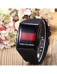 Youyoupifa Black Dial Black Silicone Touch Screen LED Sports Wrist Watch£¨Unisex£©