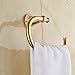Rozin Gold Finish Wall Mounted Towel Hook Bath Towel Ring Hanger