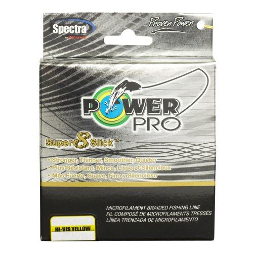 Power Pro Super 8 Slick Braided Fishing Line, 10-Pound/1500-Yard, Yellow On Sale