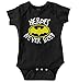 Brisco Brands Heroes Never Sleep Cute Bat Hero Comic Nerd Romper Bodysuit