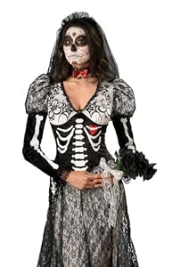 Dia de los Muertos skeleton bride