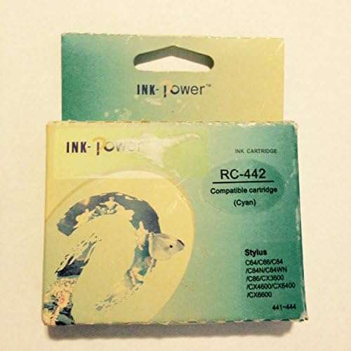 Ink-Power RC-442 Compatible cartridge (Cyan) Stylus C64/C66/C68/C84N/C48WN/C86/CX3600/CX4600/CX6400/CX6600 441~444