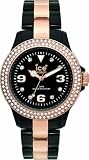 Ice-Watch Unisex ST.BK.U.P.09 Stone Collection Black and Gold Plastic Watch
