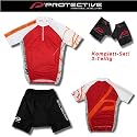 Protective Kinder Radtrikot+Radhose KID SET SORIA rot