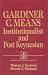 Book Gardiner C.Mean's Institutional and Post-Keynesian Economics