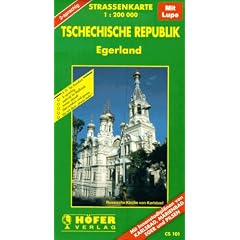 H�fer Stra�enkarten, Tschechische Republik, Egerland: Mit Innenstadtpl�nen von Karlsbad, Marienbad, Eger und Pilsen (CS 101)